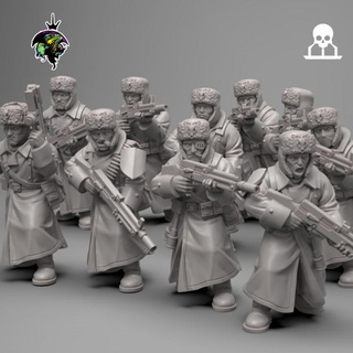 spacenaz reptilian overlords  Tabletop Tabletop Characters & Creatures Sci-Fi Universe Tabletop Tabletop Characters & Creatures 40k guard warhammer russian imperial scifi infantry warhammer40k squad imperialguard grimdark astramilitarum valhallan spacenaz  3d print model - Mito3D