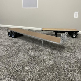 1 14 scale flat deck trailer build better RC Cars Scale 1:14 foot transport truck 45 53 tamiya 28 ft kenworth haul keny 3d print model - Mito3D