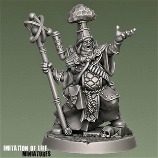 preacher - nuclear cult leader imitation life miniatures Tabletop Characters & Creatures Sci-Fi Universe dragons dungeons warhammer priest bomb necromunda fallout post atomic cleric post-apocalyptic post-apocalypse stargrave wasteland gamma apocalyptic inq28 this-is-not-a-test 3d print model - Mito3D