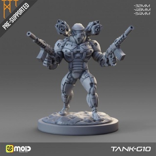 tank - g10 sci-fi space guardian marine collection moid Tabletop Characters & Creatures Sci-Fi Universe fantasy mini soldier trooper wargaming mech tabletop infinity dnd inquisitor 32mm 54mm sci-fiuniverse 48mm 3d print model - Mito3D