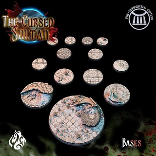 middle estern themed ruined bases crippled god foundry Tabletop accessories fantasy pattern rpg wargames sand 50mm round east 40mm patreon ruins dnd 100mm sultan 60mm 25mm tabletopgames cursed 30mm debris cgf 3d print model - Mito3D