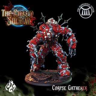 corpse gatherer crippled god foundry Tabletop Characters & Creatures Fantasy Universe fantasy giant golem rpg undead wargames grave magical patreon dnd sultan tabletopgames cursed construct cgf 3d print model - Mito3D