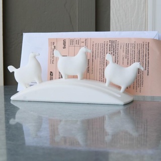 horse letter holder philippe barreaud Home & Garden Office office tidy desktop letterholder 3d print model - Mito3D