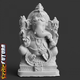 Gajanana viso elefante vedico futura formazione scolastica arte tavolo personaggi creature fantasia universo Dio indù India ganesha indiano ganesh induismo 3d print model - Mito3D