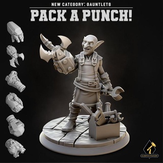 goblin artificer eldritch foundry Tabletop Characters & Creatures Fantasy Universe tabletop d&d dnd pathfinder dungeonanddragons 3d print model - Mito3D