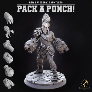 spartiate combattant eldritch fonderie table personnages créatures fantaisie univers Humain moine Kratos Dieu guerre dnd éclaireur 3d print model - Mito3D