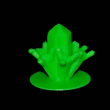 base cristal jardín 3d print model - Mito3D