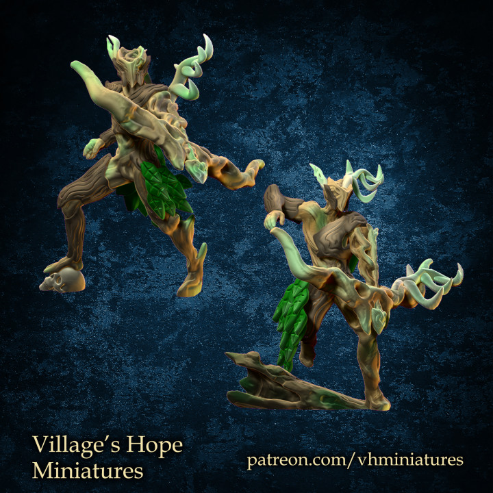 albero arciere custode foresta villaggio speranza miniature tavolo personaggi creature fantasia universo mostro rpg miniatura minis dnd ttrpg trpg 3D print model - Mito3D