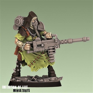 sister axe - giant post apocalyptic nuclear nun imitation life miniatures Tabletop Characters & Creatures Sci-Fi Universe female warhammer heavy necromunda brute champion fallout melee silly post-apocalyptic post-apocalypse cultist stargrave presupported iolminis this-is-not-a-test sisters-of-battle zone-alpha 3d print model - Mito3D