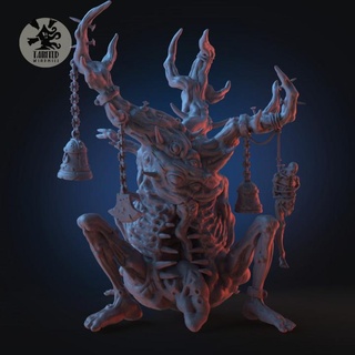 evil walking tree tainted windmill Tabletop Characters & Creatures Fantasy Universe dark fantasy monster rpg terrain warhammer corrupted dnd nurgle forrest 3d print model - Mito3D