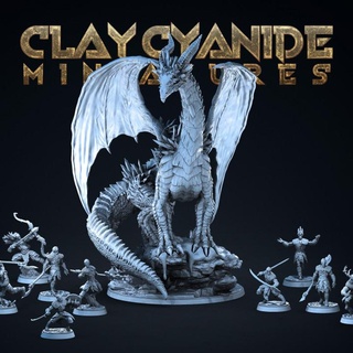 white runners clay cyanide miniatures Tabletop Characters & Creatures Fantasy Universe file printable stl bones dragons model monster mythology skeleton undead wargaming warhammer warrior miniature skulls tabletop minis dnd pathfinder tabletopgames tabletopgaming claycyanide undeadwarrior whiterunners 3d print model - Mito3D