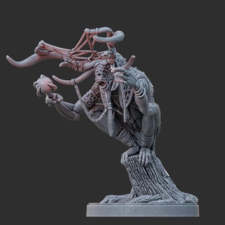 beast mage thesurrealfactory Tabletop Characters & Creatures Fantasy Universe deer nature priest faun 3d print model - Mito3D