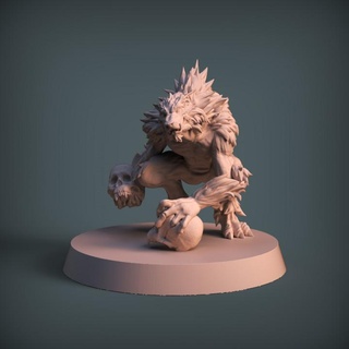vampire hunter werewolf imp3dsion Tabletop Characters & Creatures Fantasy Universe dragon rpg skull enemy assassin wargame dungeon d&d dnd hombrelobo 3d print model - Mito3D