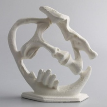 escultura amantes jardim beijo amor iloveyou 3d print model - Mito3D
