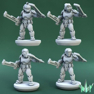 space justificer pose 07 triple spire workshop Tabletop Characters & Creatures Sci-Fi Universe 40k army epic gun pistol scale soldier sword war hammer rifle scifi power pulse marine duel 15mm proxy 3d print model - Mito3D