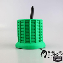Halkalı wacom kalem sahibi bahçe kalemlik trojanhorsewasaunicorn 3d print model - Mito3D