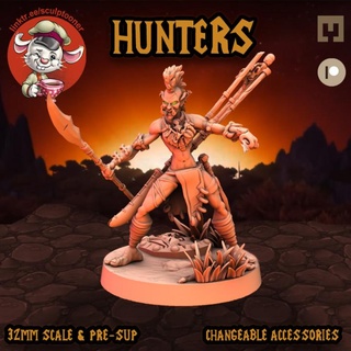 provocador scout troll escultor tampo mesa personagens criaturas fantasia universo guerra caçador warcraft jogo dnd 32mm 3d print model - Mito3D