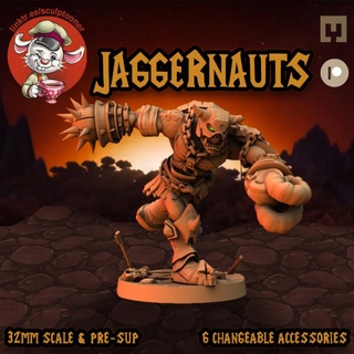 orc jaggernaut helmethead heykeltıraş masaüstü karakterler yaratıklar fantezi Evren ork savaş savaşçı Warcraft vay oyunu dnd 32mm çılgın 3d print model - Mito3D