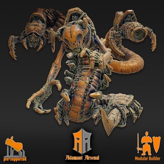 vile mount builder adamant arsenal Tabletop Characters & Creatures Fantasy Universe board game knight modular parts zombie horse worm grave lich multi pose warlock wargame valiant rider jousting dnd bits centipede steed wyrm necromancer digger tableto 3d print model - Mito3D