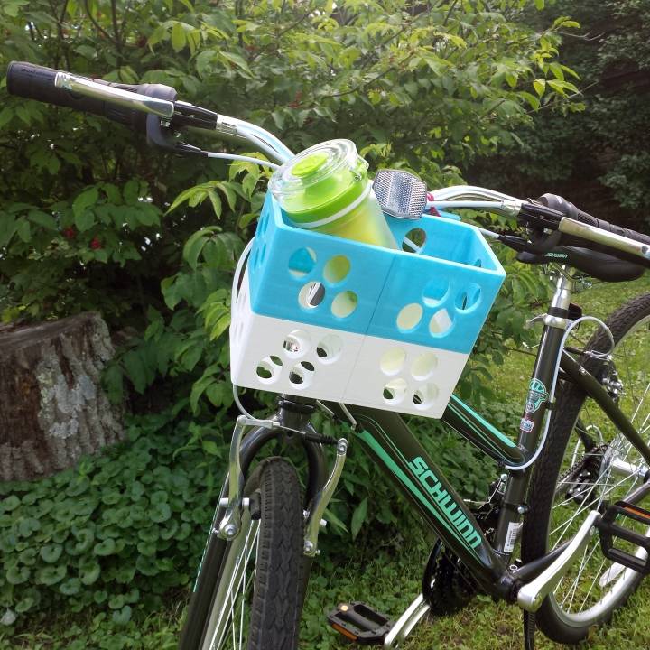 bicicletas barra manija canasta piezas repuesto accesorio cesta bicicleta aire libre 3D print model - Mito3D