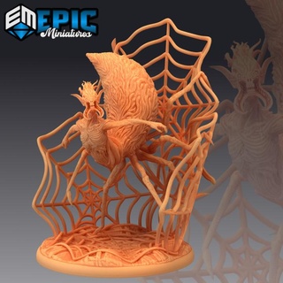 drider abomination web dark elf spider encounter huge cave arachnid epic-miniatures fantasy giant insect medieval monster rpg warhammer warrior sla hercules enemy tabletop dungeon jungle dnd pathfinder drow npc pre-supported supported pre 3d print model - Mito3D