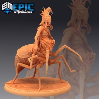 drider abomination adventurer dark elf spider encounter huge cave arachnid epic-miniatures fantasy giant insect medieval monster rpg warhammer sla hercules enemy tabletop dungeon jungle dnd pathfinder drow npc pre-supported supported pre 3d print model - Mito3D
