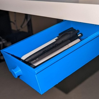 escritorio cajón guau hogar casa jardín oficina pequeña almacenamiento plumas cinta compacto diapositiva 3d print model - Mito3D