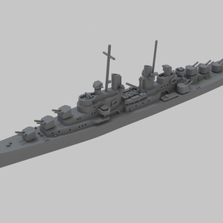 Birleşik eyaletler Donanma ww2 Atlanta kruvazör Lee mccol masaüstü karakterler yaratıklar tarihi Evren Araçlar makineler tekne model gemi minyatür savaş oyunu gemisi 3d print model - Mito3D