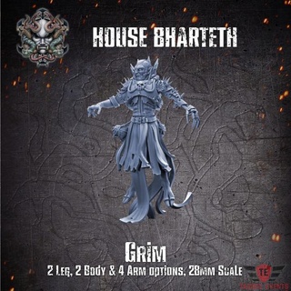house bharteth - grym mutant psyker tagged events Tabletop Characters & Creatures Fantasy Universe necromunda underhive 3d print model - Mito3D