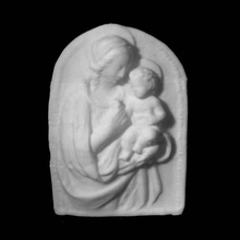 relief madonna Kind hermitage museum st petersburg scan 3d print model - Mito3D