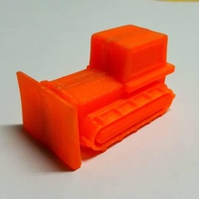 construction d'une pelleteuse jouet jouets jeux voiture l'architecture objet véhicule 3d print model - Mito3D