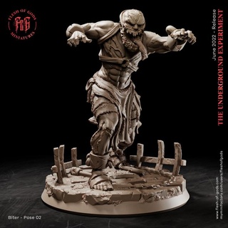 biter zincirsiz et tanrılar yaratık fantezi Golem korku canavar rpg Frankenstein ürkütücü çılgın dnd ısırmak kaotik 3d print model - Mito3D