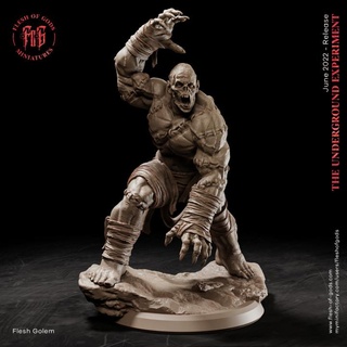 flesh golem gods creature fantasy monster rpg undead zombie frankenstein stitches dnd wight fleshofgods 3d print model - Mito3D