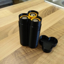 3x18650 battery holder gadgets & electronics 18650 vaping reuleaux 3d print model - Mito3D