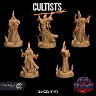 cultist - foulmaw presupported eldritch lodge astral plane fiends incandriox pt 3 dragon trappers Tabletop Characters & Creatures Fantasy Universe army horror scary spear minions cult cosmic dungeonsanddragons swords double fiend cosmichorror lovecraft dnd pathfinder demonic strangerthings satanic axes cultists occult infernal horrible opr onepagerules hellish fiendish dragontrapperslodge cultofthedragon occultist evilcult occultadventures hadean 3d print model - Mito3D