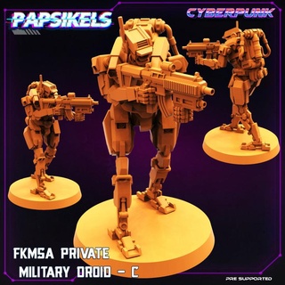 fkmsa Privat Militär Droide papsikels Miniaturen Tischplatte Zeichen Kreaturen Sci Fi Universum Roboter 3d print model - Mito3D