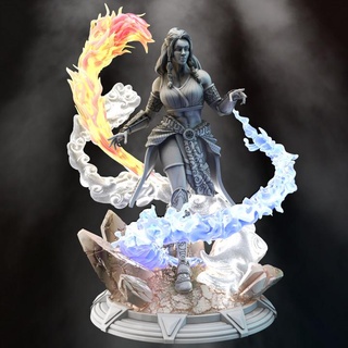 avatar maethromin - kitarlia dm stash fantasy human monk water four elemental dnd korra element elements genasi atla 3d print model - Mito3D