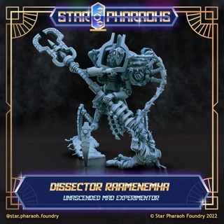 dissector raamenemha - star pharaohs pharaoh foundry Tabletop Characters & Creatures Sci-Fi Universe leader space wargaming commander scifi zombies elite 28mm hq 3d print model - Mito3D