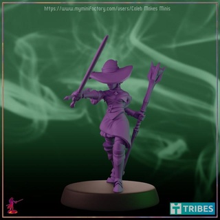 bladesinger wizard elf mage witch series caleb makes minis Tabletop Characters & Creatures Fantasy Universe dragons dungeons mini roleplay rpg blade miniature dungeonsanddragons tabletop warlock dnd pathfinder sorcerer ttrpg 5e 3d print model - Mito3D