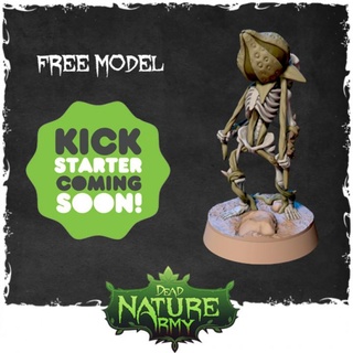 dead nature army - free model nerdy miniatures Tabletop Characters & Creatures Fantasy Universe bones plant skeleton skull undead unit warhammer horse miniature infantry cavalry root wight skeletor kow 3d print model - Mito3D