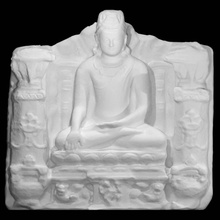 sitting crowned buddha hermitage museum st petersburg scan 3d print model - Mito3D