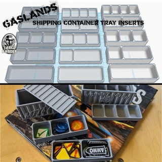 gaslands spedizione contenitore vassoio inserti brander rollett tavola Giochi vassoi container sablebadger 3d print model - Mito3D