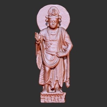 bodhisattva in piedi turbante museo dell'ermitage san pietroburgo scansione 3d print model - Mito3D