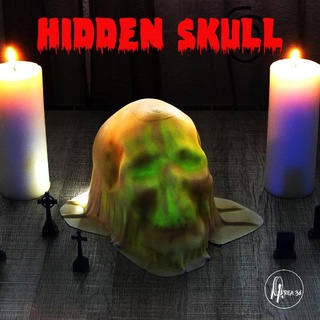 hidden skull area 3d Tabletop Characters & Creatures Fantasy Universe halloween creepy 3d print model - Mito3D