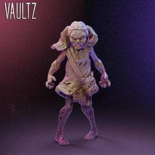 zombie child 2 vaultz miniatures Tabletop Characters & Creatures Sci-Fi Universe girl modern undead miniature tabletop zombicide 3d print model - Mito3D