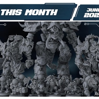 cyber forge - june 22 release titan miniatures Tabletop Characters & Creatures Sci-Fi Universe Vehicles Machines 3d print model - Mito3D