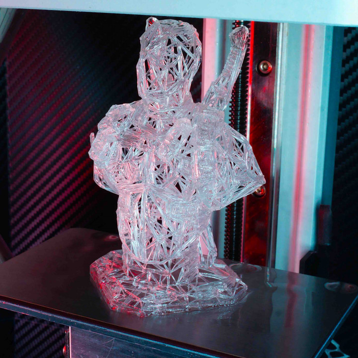 piscina morta wireframe voronico remixare iczfirz fan arte busti meraviglia art mcu Eastman studio 3D print model - Mito3D