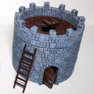 outpost tower feral Tabletop 3D Printable Terrain Fantasy fantasy defense historic garrison 3d print model - Mito3D