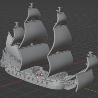 1 600 17th century mast & sail set gs-2 henry turner free dutch war gilded wars 17th sail mast century sails masts 1 600 1 600 anglo-dutch 1-600 anglo  3d print model - Mito3D