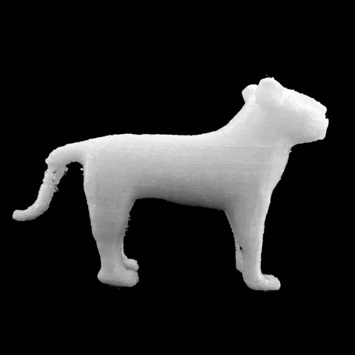 benin água frasco leopard docklands londres inglaterra scan 3D print model - Mito3D